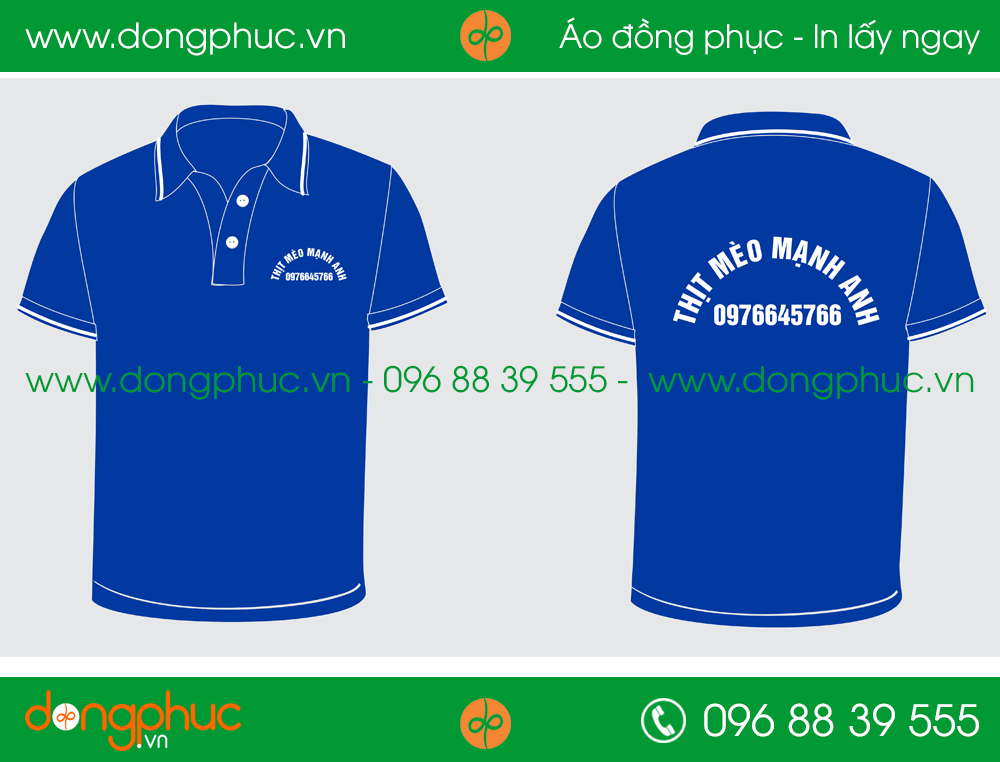 Áo phông đồng phục nhà hàng Mạnh Anh